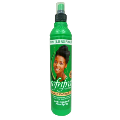 Soft n Free Black Castor Oil Anti Dandruff Afro Spray 350ml
