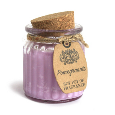 Pomegranate Soy Pot of Fragrance Candle
