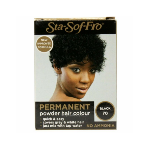 Sta-Sof-Fro Permanent Powder Hair Colour 8g - Black (70)