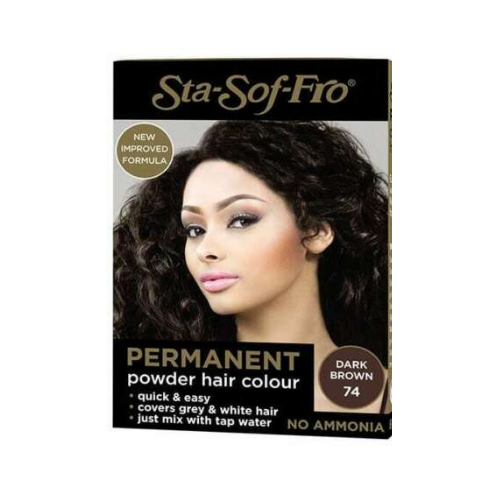 Sta-Sof-Fro Permanent Powder Hair Colour 8g - Dark Brown (74)