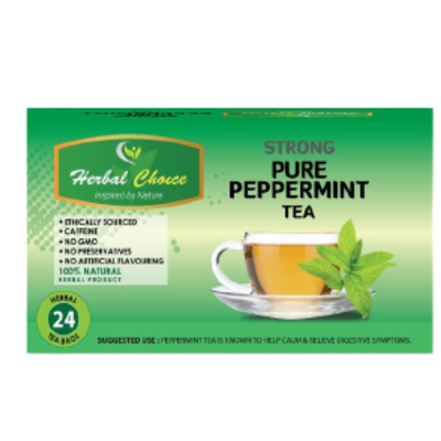 Herbal Choice Strong Pure Peppermint Tea 48g - 24 Tea Bags