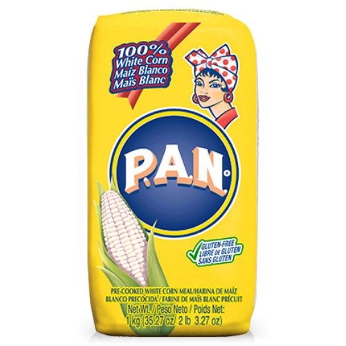 Harina PAN Pre-Cooked White Maize Meal 1kg