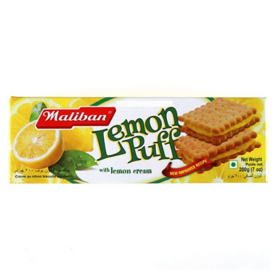 Maliban Lemon Puff with Lemon Cream Biscuits 200g