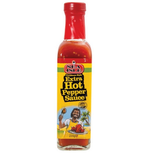 Sea Isle Caribbean Style Extra Hot Pepper Sauce 220g