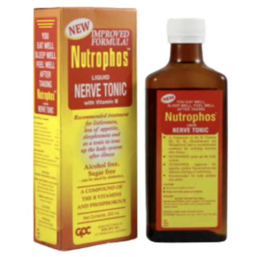 Nutrophos Liquid Nerve Tonic with Vitamin B