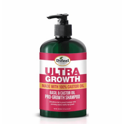 Difeel Ultra Growth Pro Growth Shampoo Basil & Castor Oil 12 oz
