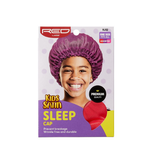 RED Kids Satin Sleep Cap