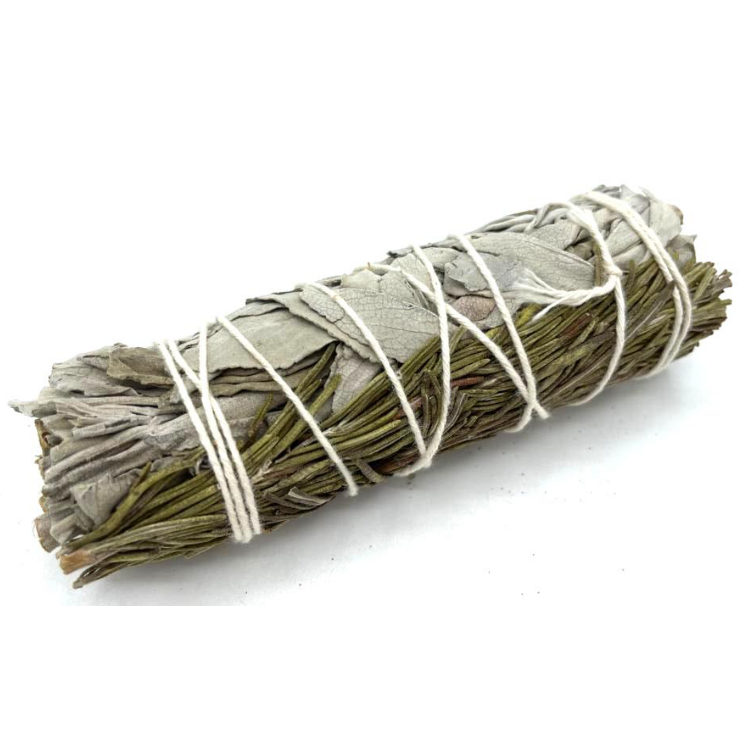 Smudge Stick - White Sage & Rosemary 10cm