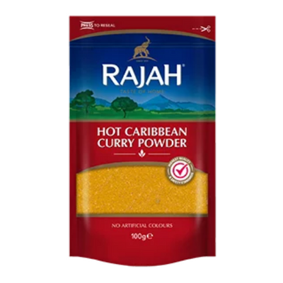 Rajah Hot Caribbean Curry Powder 100g