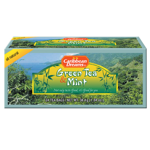 Caribbean Dreams Green Tea & Mint - 24 Teabags