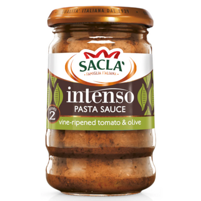 Sacla' Tomato & Olive Intenso Pasta Sauce 190g