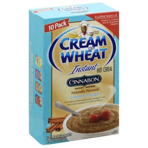 Cream of Wheat Instant Cinnabon Hot Cereal, 10 Packets (35g)