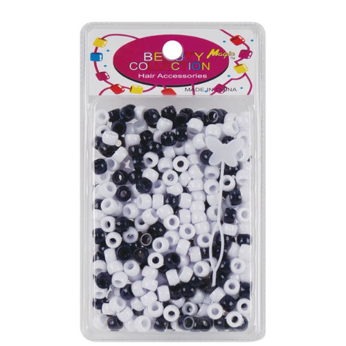 Magic Beauty Collection Black And White Hair Beads