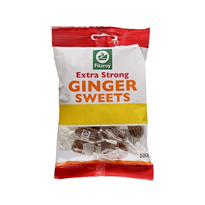 Fitzroy Extra Strong Ginger Sweets 100g
