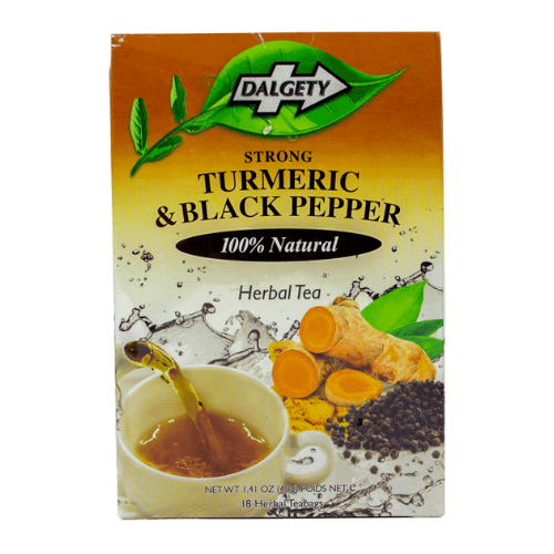 Dalgety Strong Turmeric & Black Pepper - 18 Teabags