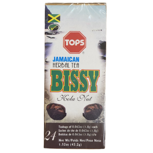 Tops Jamaican Bissy Kola Nut Tea - 24 Tea Bags – Riley's Tropical Food