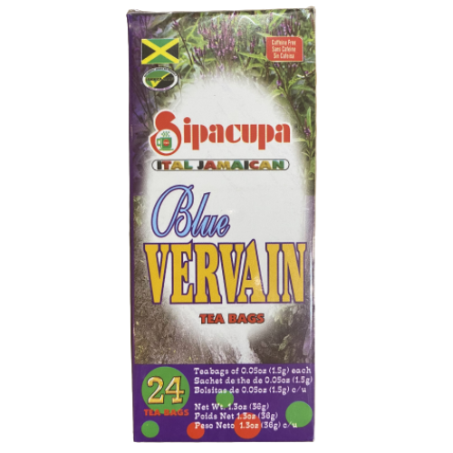 Sipacupa Ital Jamaican Blue Vervain Tea - 24 Tea Bags