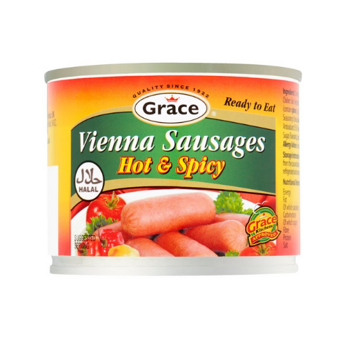 Grace Chicken Vienna Sausages - Hot & Spicy 200g