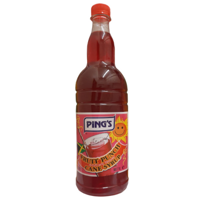 Ping’s Fruit Punch Cane Syrup 1L
