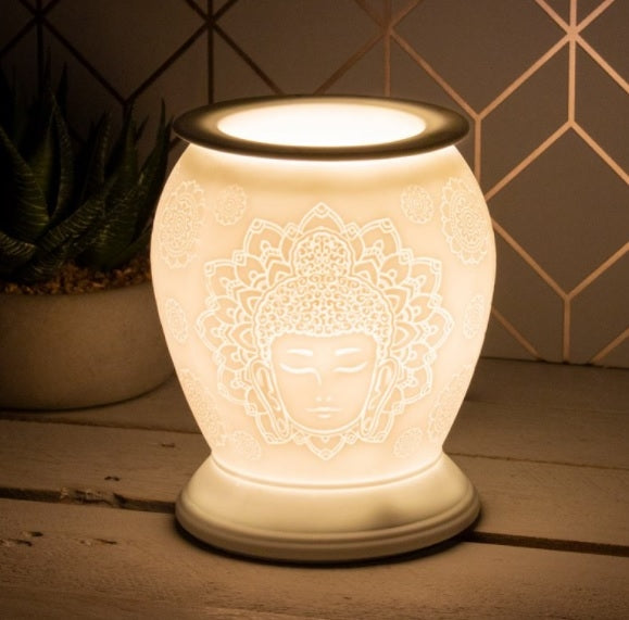 Aroma Lamp - Buddha Etched Design 19cm