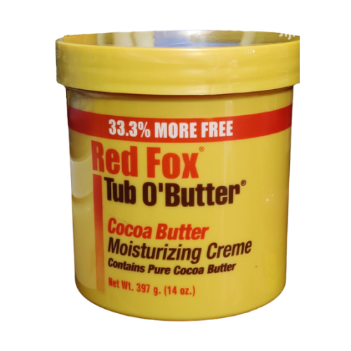 Red Fox Tub O'Butter Cocoa Butter Moisturising Creme 14oz