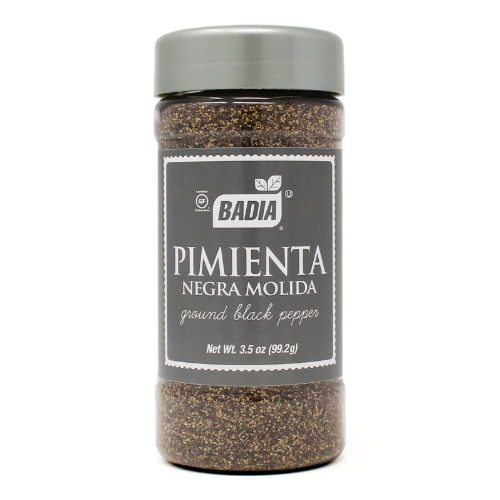 Badia Pimienta Negra Molidea/Ground Black Pepper 3.5oz
