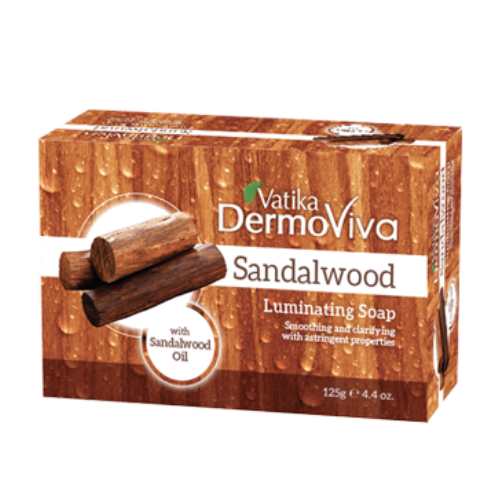 Vatika DermoViva Sandalwood Luminating Soap 125g
