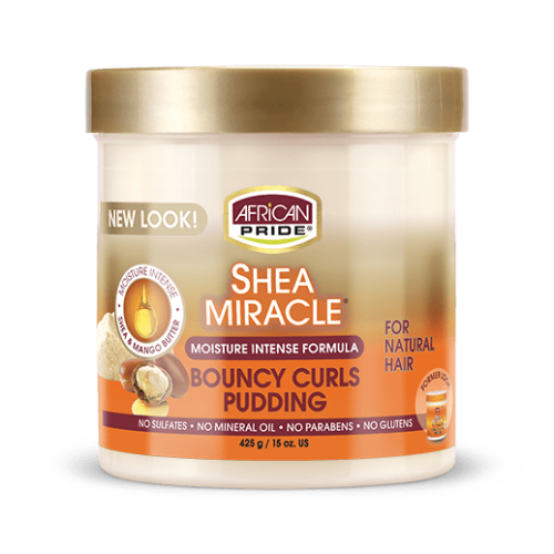 African Pride Shea Miracle Bouncy Curls Pudding 15oz