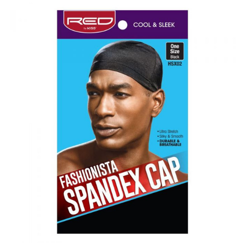 Fashionista Spandex Cap - Black