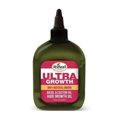 Difeel Ultra Growth Oil - 98% Natural Origin Basil & Castor Hair Growth Oil 75ml