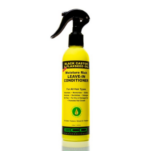 Eco Style Black Castor & Flaxseed Oil Leave-In Conditioner 8oz