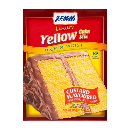 J.F. Mills Luxury Yellow Cake Mix 500g