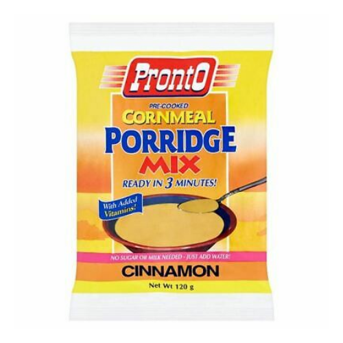 Pronto Cornmeal Porridge Mix Cinnamon 120g