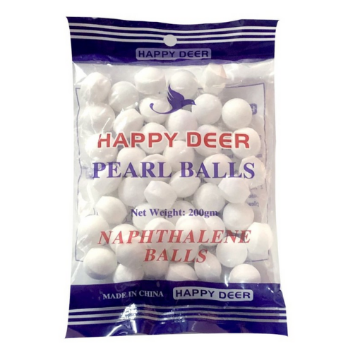 Happy Deer Pearl Balls (Moth Balls/Naphthalene Balls) 200gm