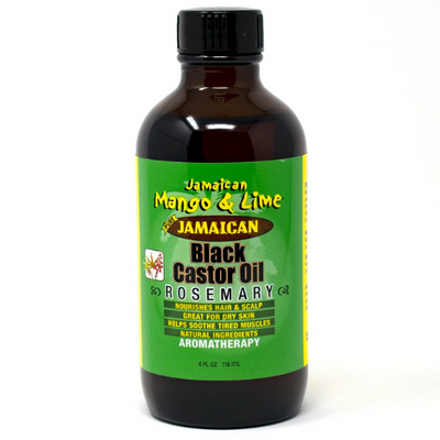 Jamaican Mango & Lime Black Castor Oil - Rosemary 4oz