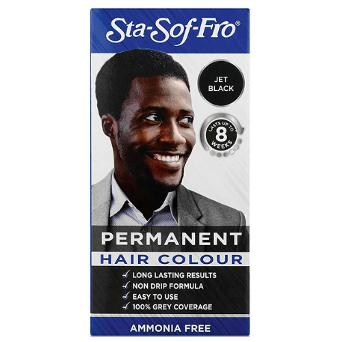 Sta-Sof-Fro Men's Permanent Hair Colour - Jet Black 