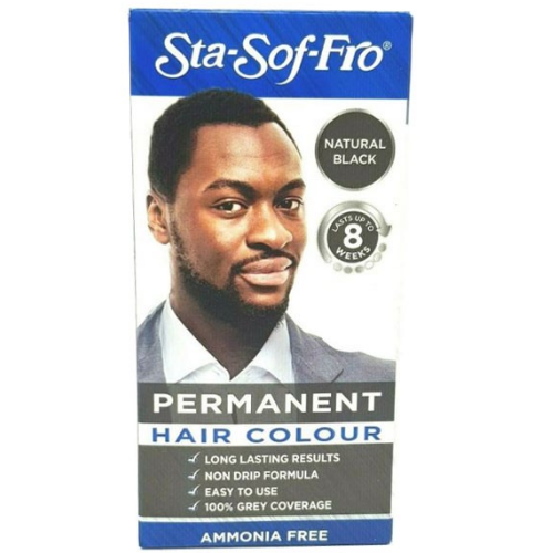 Sta-Sof-Fro Men's Permanent Hair Colour - Natural Black