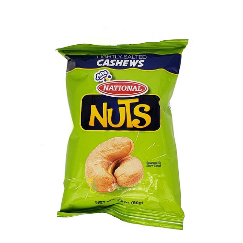 National Lightly Salted Cashews 80g