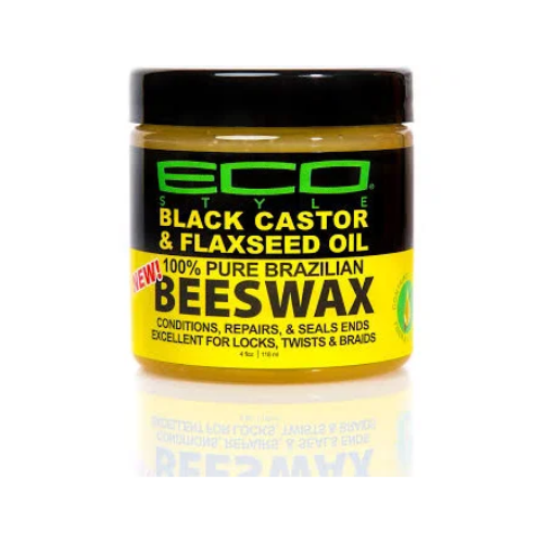 Eco Style Black Castor & Flaxseed Oil Beeswax 118ml