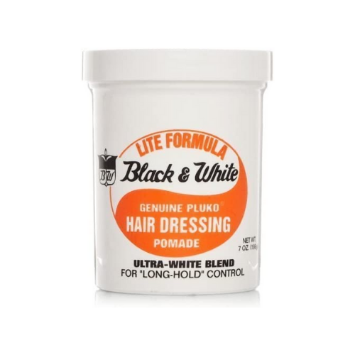 Black and White Hair Dressing Pomade - Lite Formula 200ml