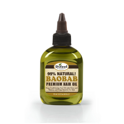 Difeel 99% Natural Premium Hair Oil - Baobab Oil 75ml