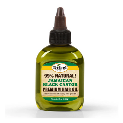 Difeel 99% Natural Premium Hair Oil - Jamaican Black Castor Oil 75ml