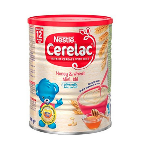 Nestle Cerelac Infant Cereal with Milk - Honey & Wheat (12 Months)