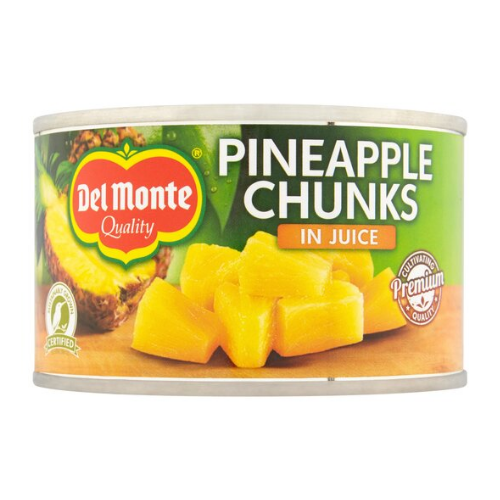 Del Monte Quality Pineapple Chunks In Juice 230g 