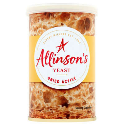 Allisons Yeast Dried Active 125g 