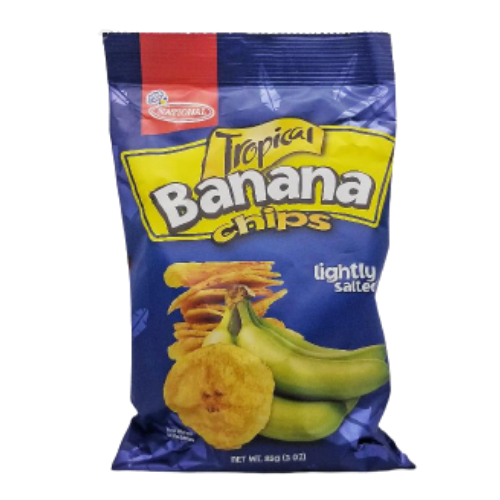 National Tropical Banana Chips Lightly Salted 85g 