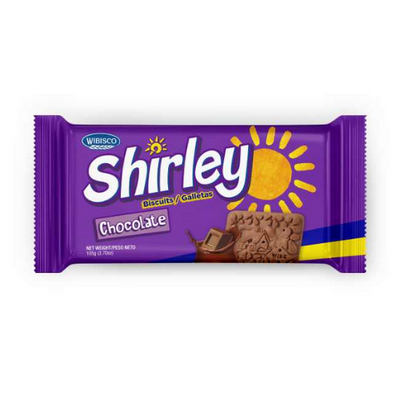 Wibisco Shirley Biscuits/Galletas Chocolate 105g