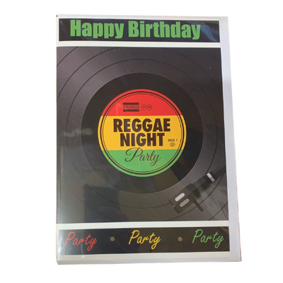 House Of Meba "Happy Birthday" Reggae Night Party Card