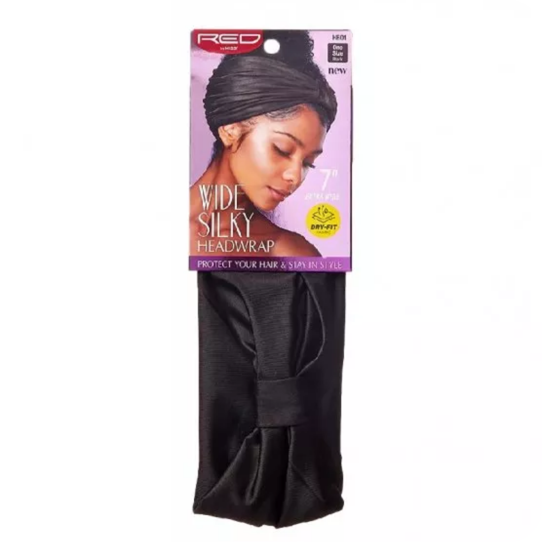 Red By Kiss Wide Dry Fit Headwrap - Black