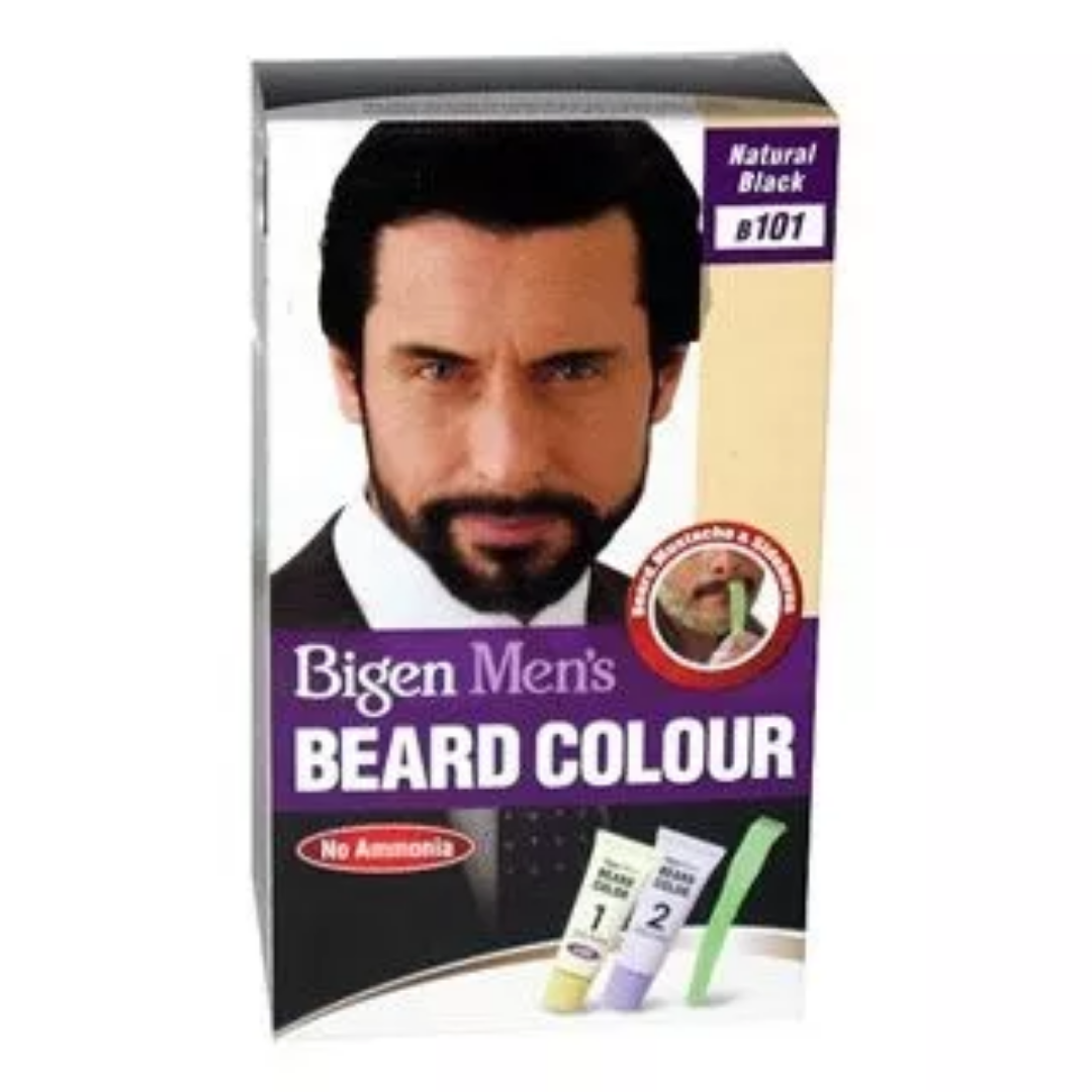 Bigen Mens Beard Colour - Natural Black